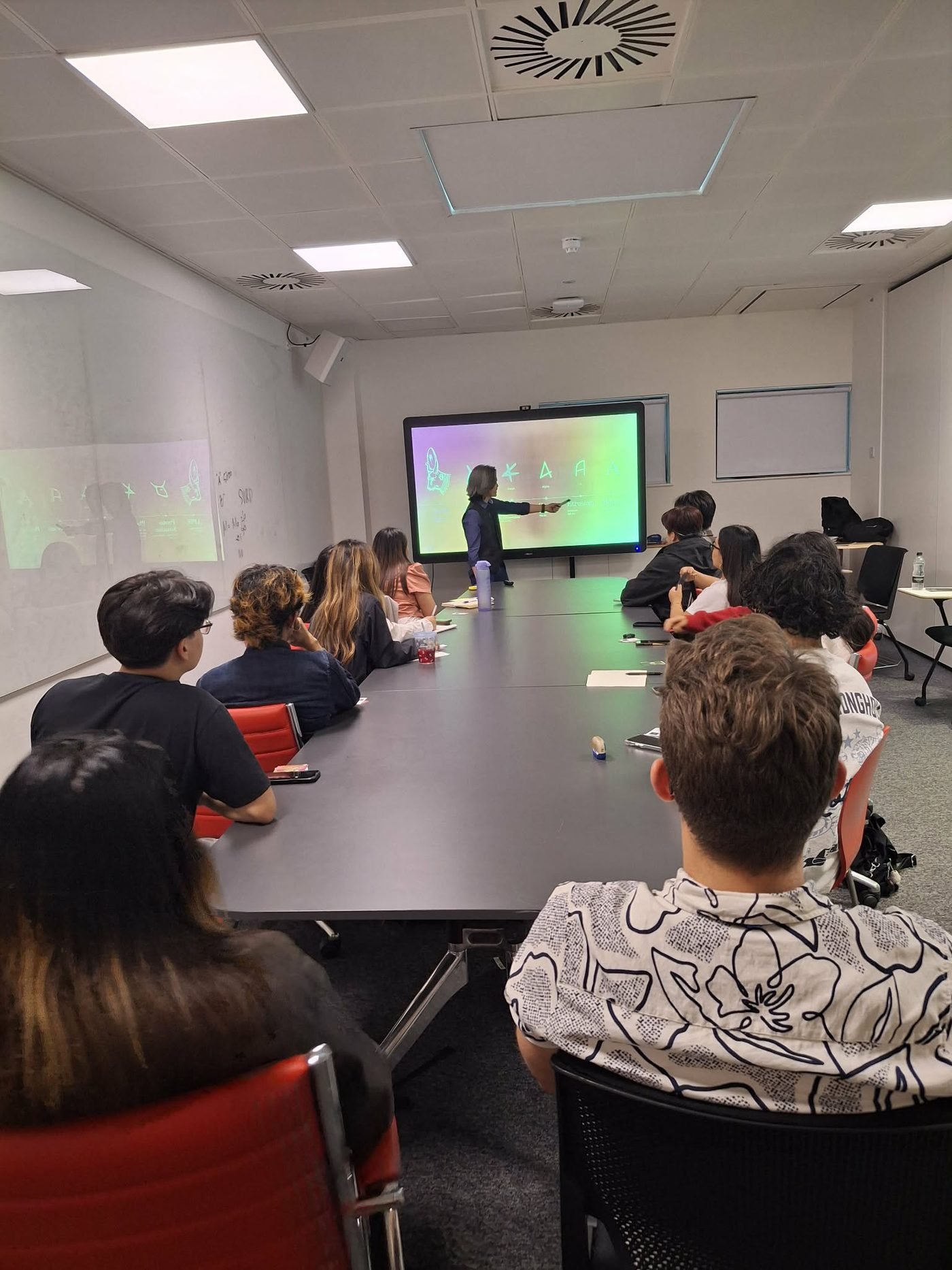 Baybayin workshop at Imperial College, June 2025.