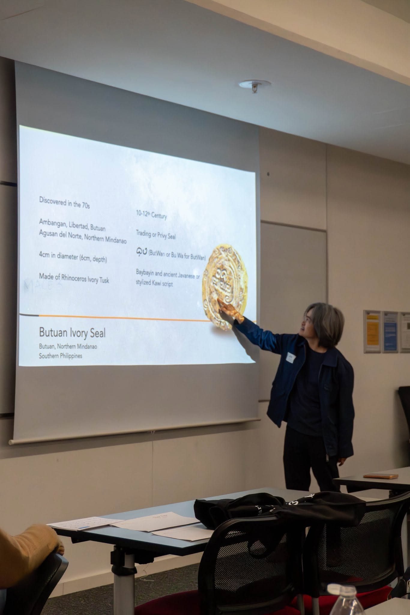 Baybayin lecture in Manchester.